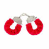Couple sex toy-Fetish Fantasy Beginner’s Furry Cuffs in Red