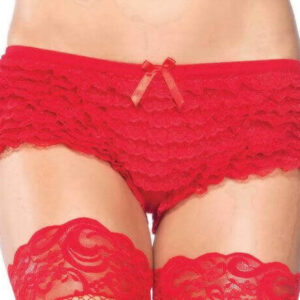 Lace Ruffle Tanga Short